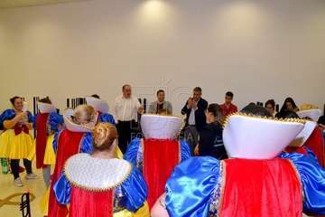 Visita de apyo a los grupos murgueros de Telde (Foto Francisco Javier Santana)